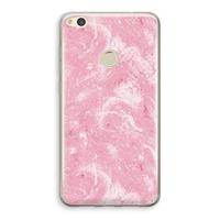 CaseCompany Abstract Painting Pink: Huawei Ascend P8 Lite (2017) Transparant Hoesje