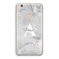 CaseCompany Ivory Marble: Huawei Ascend P8 Lite (2017) Transparant Hoesje