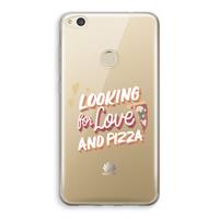 CaseCompany Pizza is the answer: Huawei Ascend P8 Lite (2017) Transparant Hoesje