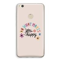 CaseCompany Happy days: Huawei Ascend P8 Lite (2017) Transparant Hoesje