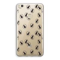 CaseCompany Miauw: Huawei Ascend P8 Lite (2017) Transparant Hoesje