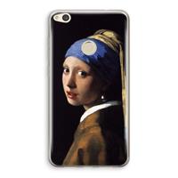 CaseCompany The Pearl Earring: Huawei Ascend P8 Lite (2017) Transparant Hoesje