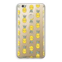 CaseCompany Ananas: Huawei Ascend P8 Lite (2017) Transparant Hoesje