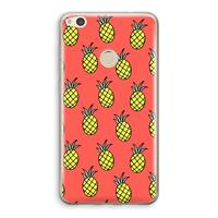 CaseCompany Ananas: Huawei Ascend P8 Lite (2017) Transparant Hoesje