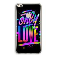 CaseCompany Only Love: Huawei Ascend P8 Lite (2017) Transparant Hoesje