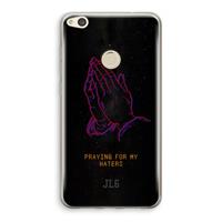 CaseCompany Praying For My Haters: Huawei Ascend P8 Lite (2017) Transparant Hoesje