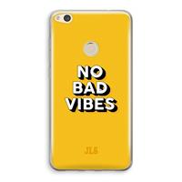 CaseCompany No Bad Vibes: Huawei Ascend P8 Lite (2017) Transparant Hoesje