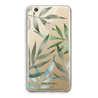 CaseCompany Tropical watercolor leaves: Huawei Ascend P8 Lite (2017) Transparant Hoesje