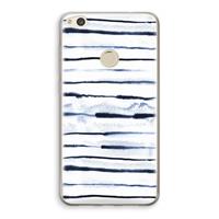 CaseCompany Ink Stripes: Huawei Ascend P8 Lite (2017) Transparant Hoesje