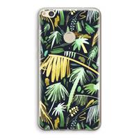 CaseCompany Tropical Palms Dark: Huawei Ascend P8 Lite (2017) Transparant Hoesje