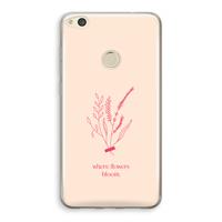 CaseCompany Where flowers bloom: Huawei Ascend P8 Lite (2017) Transparant Hoesje