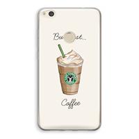CaseCompany But first coffee: Huawei Ascend P8 Lite (2017) Transparant Hoesje