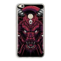 CaseCompany Hell Hound and Serpents: Huawei Ascend P8 Lite (2017) Transparant Hoesje
