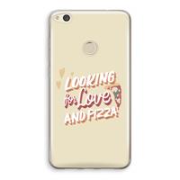 CaseCompany Pizza is the answer: Huawei Ascend P8 Lite (2017) Transparant Hoesje