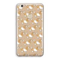 CaseCompany Doggy: Huawei Ascend P8 Lite (2017) Transparant Hoesje
