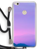 CaseCompany Sunset pastel: Huawei Ascend P8 Lite (2017) Transparant Hoesje met koord