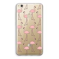 CaseCompany Anything Flamingoes: Huawei Ascend P8 Lite (2017) Transparant Hoesje