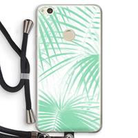 CaseCompany Palmbladeren: Huawei Ascend P8 Lite (2017) Transparant Hoesje met koord