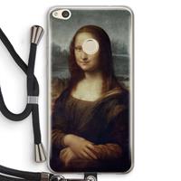 CaseCompany Mona Lisa: Huawei Ascend P8 Lite (2017) Transparant Hoesje met koord