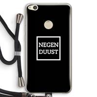 CaseCompany Negenduust black: Huawei Ascend P8 Lite (2017) Transparant Hoesje met koord