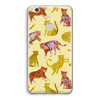 CaseCompany Cute Tigers and Leopards: Huawei Ascend P8 Lite (2017) Transparant Hoesje