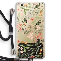 CaseCompany Sweet little flowers: Huawei Ascend P8 Lite (2017) Transparant Hoesje met koord