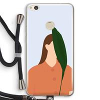 CaseCompany Leaf: Huawei Ascend P8 Lite (2017) Transparant Hoesje met koord
