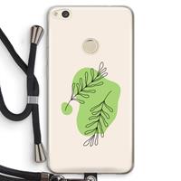 CaseCompany Beleaf in you: Huawei Ascend P8 Lite (2017) Transparant Hoesje met koord