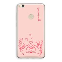 CaseCompany Love is in the air: Huawei Ascend P8 Lite (2017) Transparant Hoesje