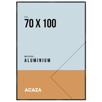 Acaza Fotokader, Lijst Geschikt Voor Foto's Of Posters Van 70 Cm X 100 Cm, Aluminium, Plexiglas, Zwart
