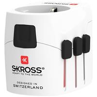 Skross 1302460 Reisstekker Pro Light USB (2xA)