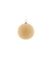 COTTON BALL LIGHTS kerstbal geel - Corn