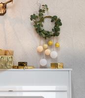 COTTON BALL LIGHTS Kerstmis Cotton Balls - Touch of Gold Premium