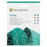 Microsoft 365 Family NL, 6 gebruikers, 1