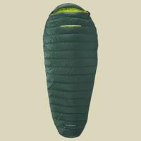 Nordisk Tension Comfort 300 Daunenschlafsack bis KÃ¶rpergrÃ¶ÃŸe 175 cm (M) scarab-lime , links