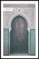 Walljar | Poster Doorway In Marrakech