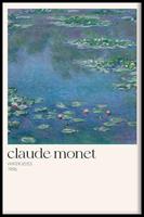 Walljar | Ingelijste poster Water Lilies, Monet