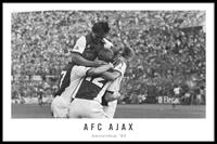 Walljar | Ingelijste poster AFC Ajax '82