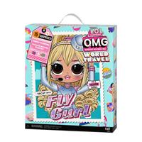 MGA Entertainment MGA 579168EUC - L.O.L. Surprise OMG World Travel, Fly Gurl, Modepuppe mit 15 Ãœberraschungen, 2-in-1 Spielset