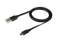 telcoaccessories Telco Accessories Xtorm Flat USB to Micro USB cable (1m) Black