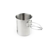 GSI Glacier Stainless Bottle Cup Large (Silber) Campinggeschirr
