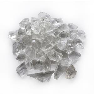 Noble Flame Glutbett: intensive clear / Kristall für Ellason [dekoratives crushed glass]: Ellason 610