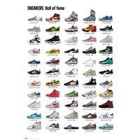 Merkloos Grupo Erik Sneakers Hall Of Fame Poster 61x91,5cm