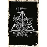 Merkloos Grupo Erik Harry Potter Deathly Hallows Symbol Poster 61x91,5cm