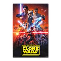 Merkloos Grupo Erik Star Wars The Clone Wars Season 7 Poster 61x91,5cm