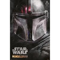 Merkloos Grupo Erik Star Wars The Mandalorian Helmet Poster 61x91,5cm