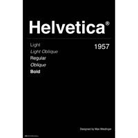 Grupo Erik Helvetica Poster 61x91,5cm