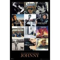 Merkloos Grupo Erik Johnny Hallyday Covers Poster 61x91,5cm
