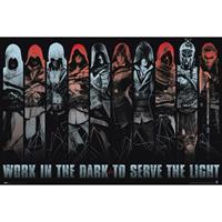 Merkloos Grupo Erik Assassins Creed Work In The Dark Poster 91,5x61cm