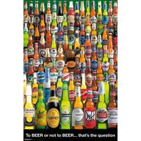 Merkloos Grupo Erik Beer To Beer Or Not To Beer Poster 61x91,5cm